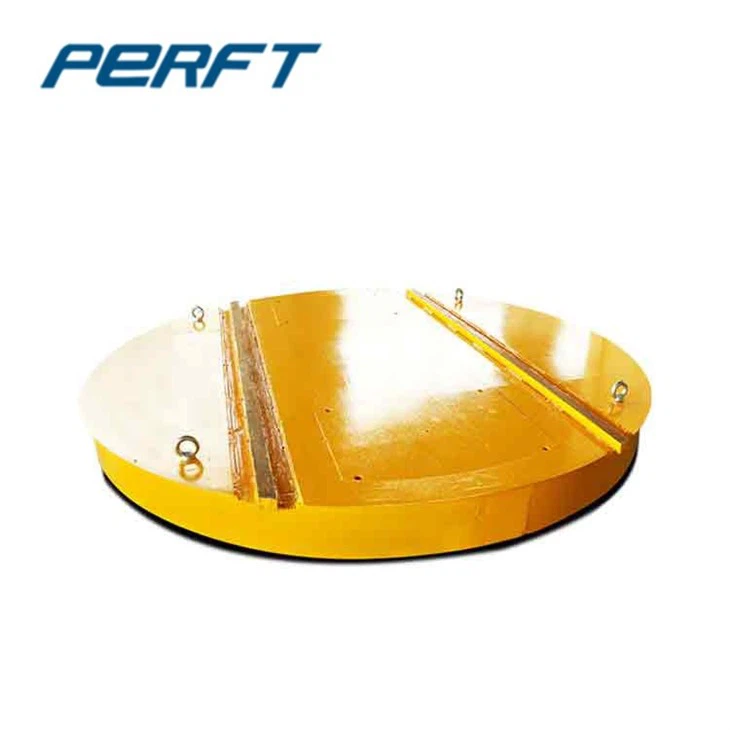 Electric Turntable Transfer Cart in Steel Industry 35 Tons