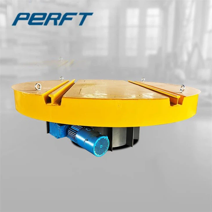 Electric Turntable Transfer Cart in Steel Industry 35 Tons