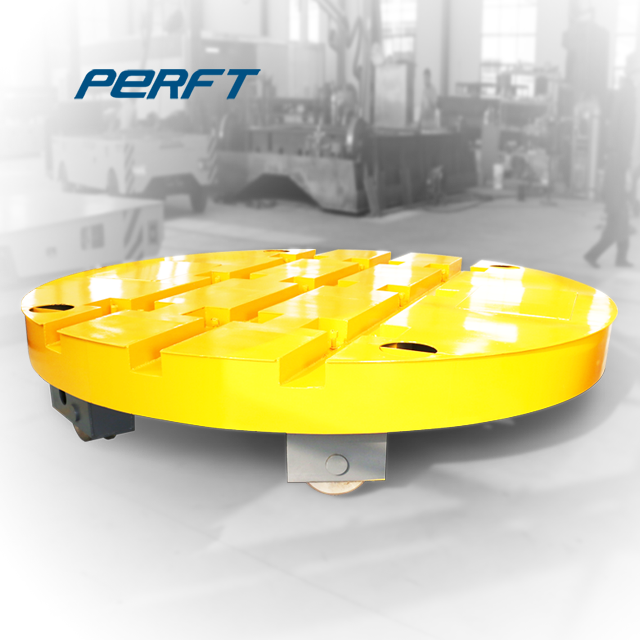 Industrial On-Rail Turntable Transfer Cart With 360° Rotation For Conveyor System Handling factory